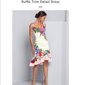 Floral, Asymmetrical Dress, VENUS